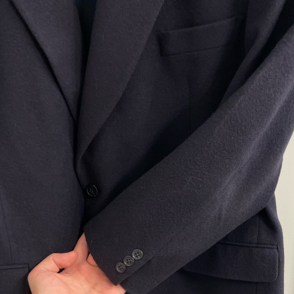 Brooks Brothers Navy Camelhair Blazer 46R Made in USA - Picture 3 of 5